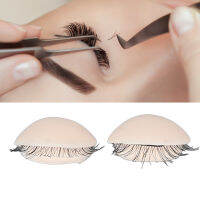 Mannequin Head Eyelids Eyelids with Elashes Eyelash Grafting Practice Display model สำหรับ Novice for Salon