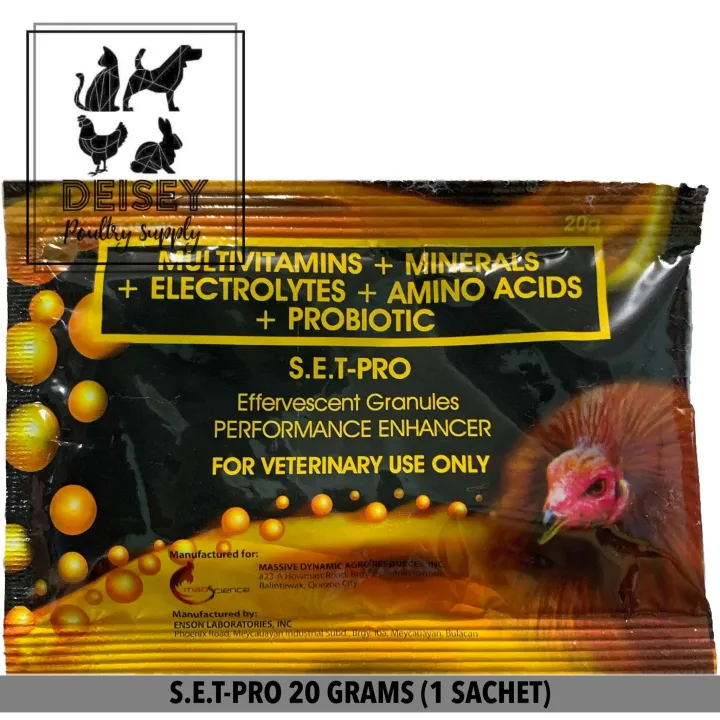 SET PRO MULTIVITAMIN FOR GAMEFOWL 20GRAMS (1 SACHET ONLY) Lazada PH
