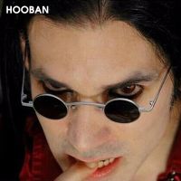 HOOBAN Gothic Small Round Sunglasses Women Men  Vampire Style Brand Design Sun Glasses Unisex Vintage Retro Eyeglasses Shade Cycling Sunglasses