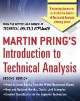 หนังสืออังกฤษใหม่ Martin Prings Introduction to Technical Analysis (2ND) [Paperback]