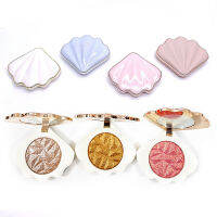 6 Colors Multi-purpose Shell Blush Private Label Delicate Shimmer Highlighter Shadow Brightening High Pigmentation Eyeshadow