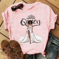 Tshirts Pink Tee Queen Graphic Printed Tshirt