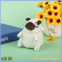 Bluesea ตุ๊กตาหมูอ้วนปั๊กตุ๊กตาของเล่น Kawaii นั่งสุนัขพันธุ์ปั๊ก10ชิ้น15ซม. ตุ๊กตามือของเล่นสำหรับเป็นของขวัญคริสต์มาสปีใหม่วันเกิดเด็ก