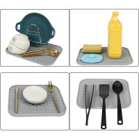 【CW】 Silicone Dish Drying Protection Resistant Tableware Dishwaser Mats Sink for the Table Accessories