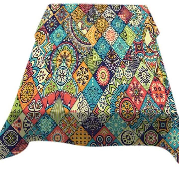 bohemian-style-waterproof-and-stain-proof-geometric-pattern-tablecloth-rectangular-dining-table-tablecloth-kitchen-decoration