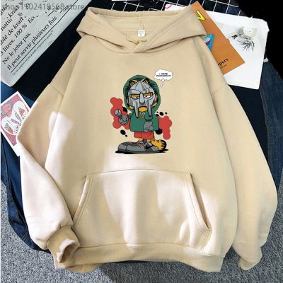 MF DOOM Hoodie R.I.P Rapper Sweatshirt Unisex Long Sleeve Mens Hoodies Harajuku Streetwear Rest in Peace Hip Hop Male Clothes Size XS-4XL