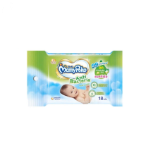 Mamy Poko Baby Wipe Anti Bacteria 18 แผ่น