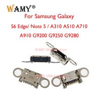 5-10ชิ้นพอร์ตแท่นชาร์จเครื่องชาร์จ USB เสียบปลั๊กสำหรับเหมาะสำหรับ Samsung Galaxy S6 Edge/ Note 5 / A310 A510 A710 A910 G9200 G9280 G9250