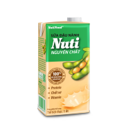 Hộp Sữa đậu nành Nuti Nguyên Chất Hộp 1 Lít NSDN03- Thương Hiệu NUTIFOOD thumbnail