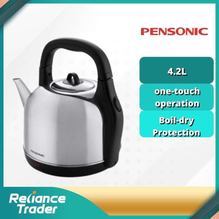 4.2 Cup Stainless Steel Cordless Electric Kettle in Teal - On Sale