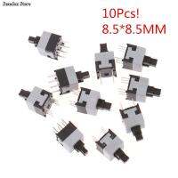 10Pcs No Lock Switch Square Head Double-Row 6 Feet Interlocking Console Button Switches 8.5*8.5MM