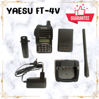 วิทยุสื่อสาร YAESU FT-4V เครื่องดำ รุ่นยอดนิยมขายดี ความถี่ 144-147 MHz. กำลังส่ง 5 วัตต์  บันทึกช่องได้ 200 ช่อง ส่งแรง รับดี เสียงชัด