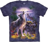 The Mountain Wolf Pack Moon T-Shirt