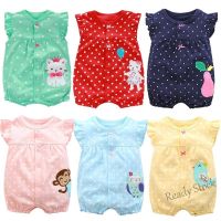 【hot sale】 ℗♝✔ C10 Baby Rompers Cotton baby girl summer short sleeve costume Jumpsuits Clothing