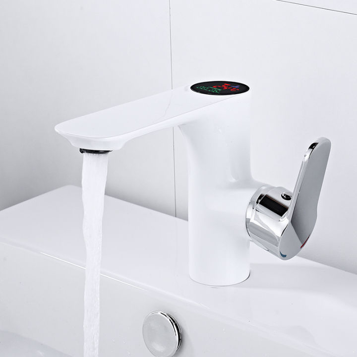 matte-black-faucet-bathroom-basin-tap-with-digital-display-water-power-brass-sink-taps-hydroelectric-power-generation-display