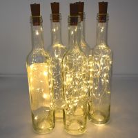 【cw】 Battery powered cork wine bottle light 1m / 2m DIY LED string light bar light birthday party wine bottle stopper light strip ！