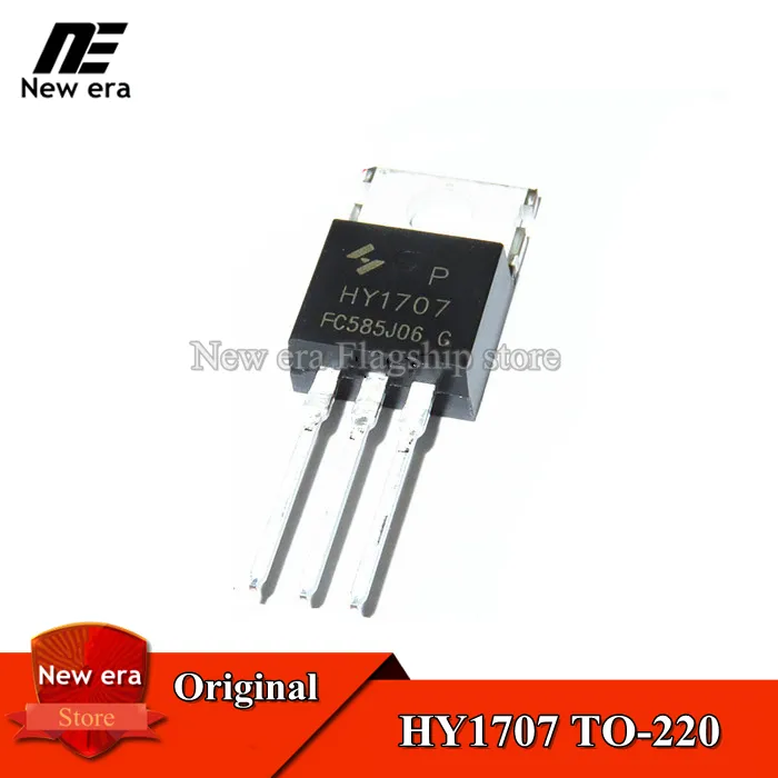 10Pcs Original HY1707 TO220 HY1707P TO220 80A/70V MOSFET Nช่องใหม่