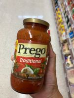 Prego Italian Sauce Traditional 680g. เทรดดิชั่นแนลสปาเก็ตตี้ซอส