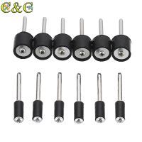 GJPJ-12pcs 1/8 Inch Shank Sanding Drum 12.7mm 6.3mm Rubber Mandrel Mini Drill Dremel Rotary Tool Accessories