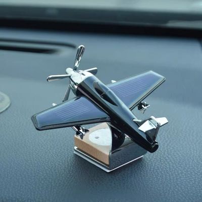 【DT】  hotCar Air Freshener Solar Aircraft Decoration Mini Car Perfume Air Freshener Fragrance Car Airplane Ornament Car Accessories