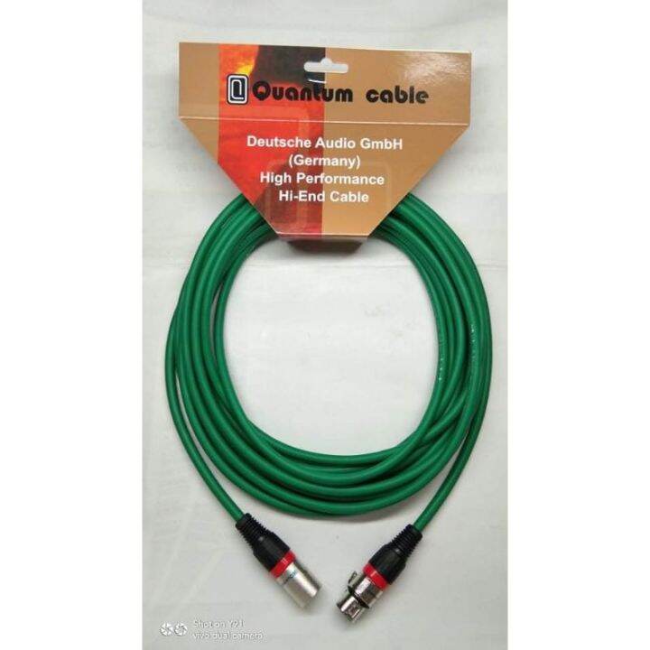 ☝Quantum microphone Cable Assemble XLR Male to XLR female 10 meters