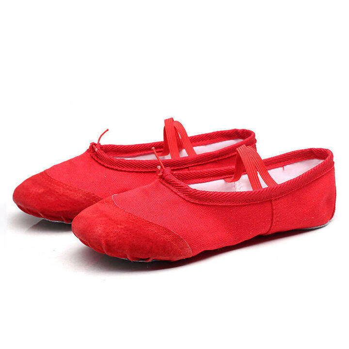 {ooSSOO} Children's Dance Shoes Toddler Girl Soft Bottom Practice Male