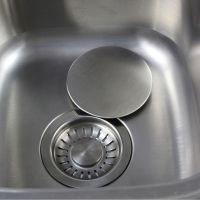 【hot】 Talea Modren steel Sink strainer Drainer lid Garbage Disposal Handle Cover kitchen sink accessories QS135C076