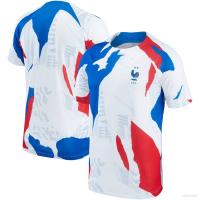 2023-Summer SY3 World Cup France Jersey Training Wear Football Tshirts Pre-Match Fans Sports Tee Player Version YS3