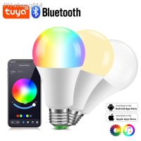 15W AC85-265V E27 Bluetooth Smart Bulb Tuya Smart Life APP Control RGBCW Color Changeable Timing Function Dimmable Music Sync