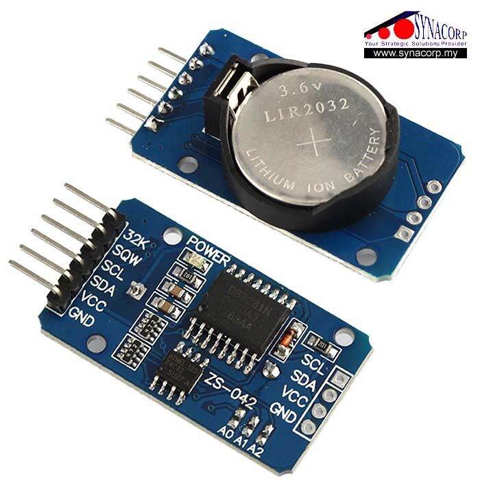 Arduino DS3231 DS1302 AT24C32 I2C Real Time Clock RTC Module c/w CR2032 ...