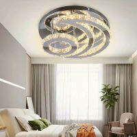 โมเดิร์นCrescentโคมไฟระย้าคริสตัล15.7นิ้วLed CeilingLight Fixtureเกรดสแตนเลส32วัตต์เปลี่ยนสีMoon-เช่นโคมไฟระย้าแขวนห้อยพื้นผิวไฟส่องสว่างตกแต่งบ้านห้องนอนห้องนั่งเล่นห้องรับประทานอาหารทางเดินระหว่างห้องบาร์ทางเข้าระเบียงCorri