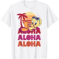 HOT ITEM!!Family Tee Couple Tee Looney Tunes Tweety Bird Aloha Stack T-Shirt For Adult