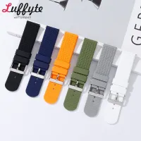 Tire Silicone Watchband Men Women Diving Waterproof Quick Release Wrist Bracelet Band Watch Strap 18mm 20mm 22mm 24mm