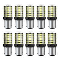 10PCS 3014 144Smd Canbus 1157 BAY15D P21W 1156 BA15S BAU15S PY21W T20 7440 7443 W21W LED Bulbs Car Turn Signal Light