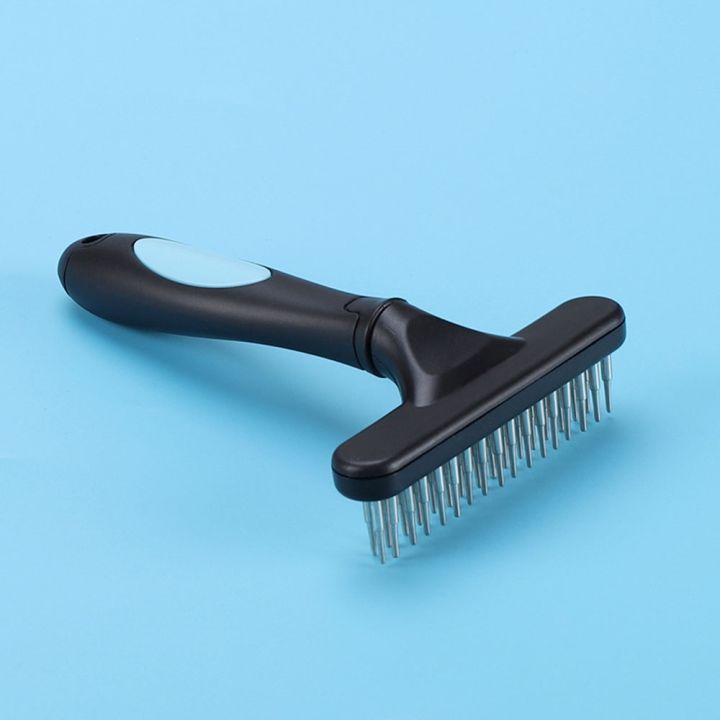cc-dog-rake-deshedding-dematting-comb-undercoat-for-dogs-cats-short-hair-brushes-shedding-with-row-pins