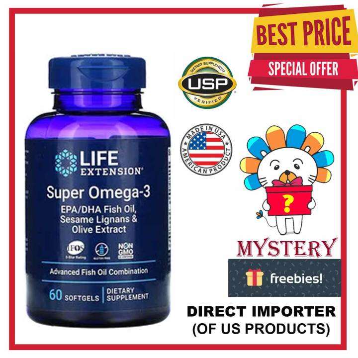Life Extension Super Omega3 60 Softgels Lazada PH