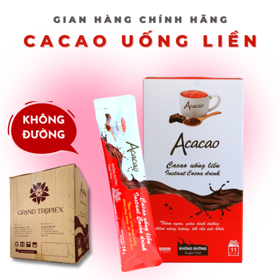 Bột cacao uống liền không đường acacao giàu dinh dưỡng - ảnh sản phẩm 1