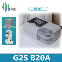 G2S BMC B20A BPAP CPAP สองระดับ CPAP สำหรับการนอนกรนภาวะหยุดหายใจขณะหลับป้องกันการหายใจลำบากด้วย Masker Full Face