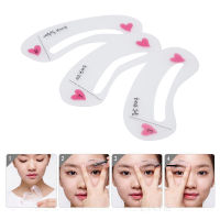 3 Styleset Card Eyebrow Stencil Grooming Shaper Template Makeup Tools Stickers Eyebrow Shaper Cosmetic Tool Dropshipping