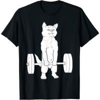 Cat Deadlift Powerlifting T-Shirt