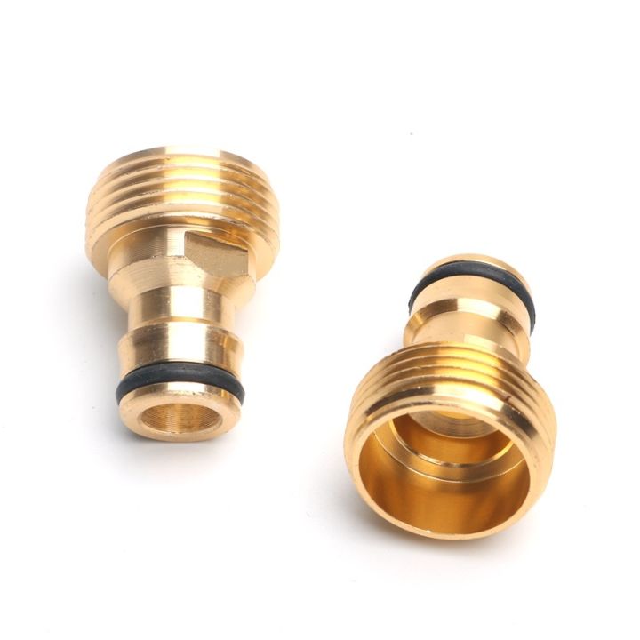 2pcs-aluminum-male-3-4-quot-thread-quick-connector-garden-water-gun-joints-faucet-tap-adapter-water-pipe-hose-fittings