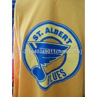 ☄ g40349011chao 037A เสื้อช่วยกกี้น้ำแข็ง St. ALBERTS BLUES Ice hockey jersey size xxxl