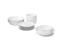 18-piece service, white