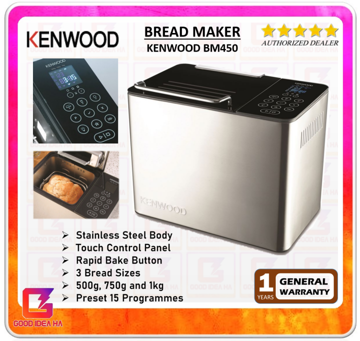 Kenwood Bread Maker Machine BM450 Loaf Size 500g 750g 1kg Lazada