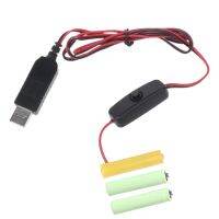 Universal 4.5V AAA Battery Eliminator USB Power Supply Cable with Switch USB Dropship