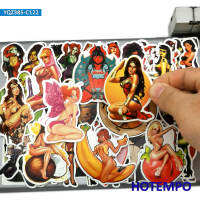 120pcs Retro Sexy Beauty Angel Devil Girl Mixed Waterproof Decal Stickers Pack for DIY Phone Laptop Luggage Skateboard Bike Car