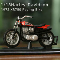 [ตลก NaiNaiKei]Maisto 1:18 H Arley D Avidson 1972 XR750แข่งจักรยาน D Iecast รถจักรยานยนต์รุ่นสามารถทำงานได้ของเล่นของขวัญคอลเลกชัน