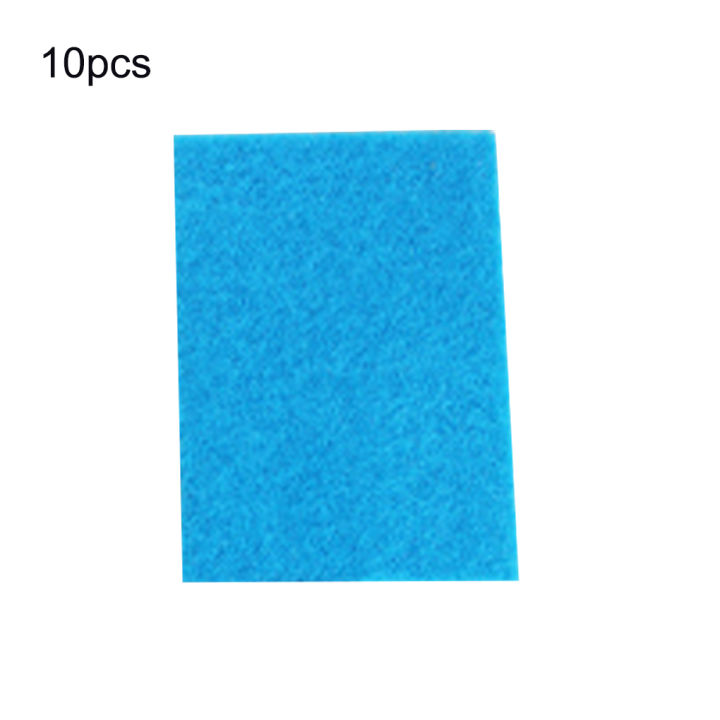 วัสดุที่ทนทานทนต่อการสึกสีน้ำเงินฟองน้ำทำความสะอาด1-2-3-5แพ็คละ10แผ่นขัดถู