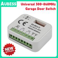 Universal Remote Control Switch Receiver 433MHz 868MHz 390 MHz RX Multi Receiver AC/DC9-30V 300-868MHz Garage Gate Door Receiver