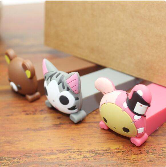 cute-cartoon-silicone-door-stopper-wedge-slip-resistant-catcher-block-animal-door-stopper-decorative-door-stops